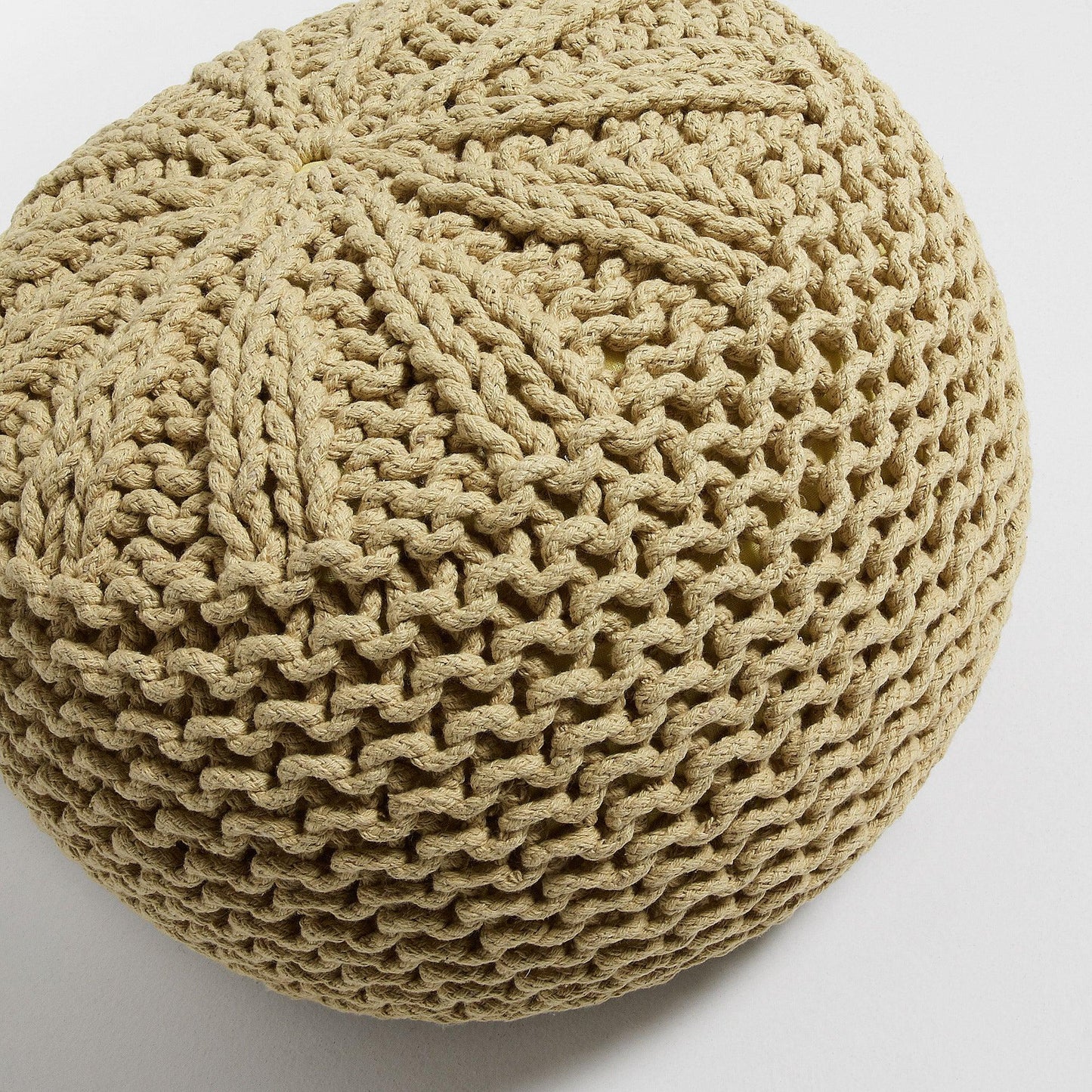 Round Cotton Pouf