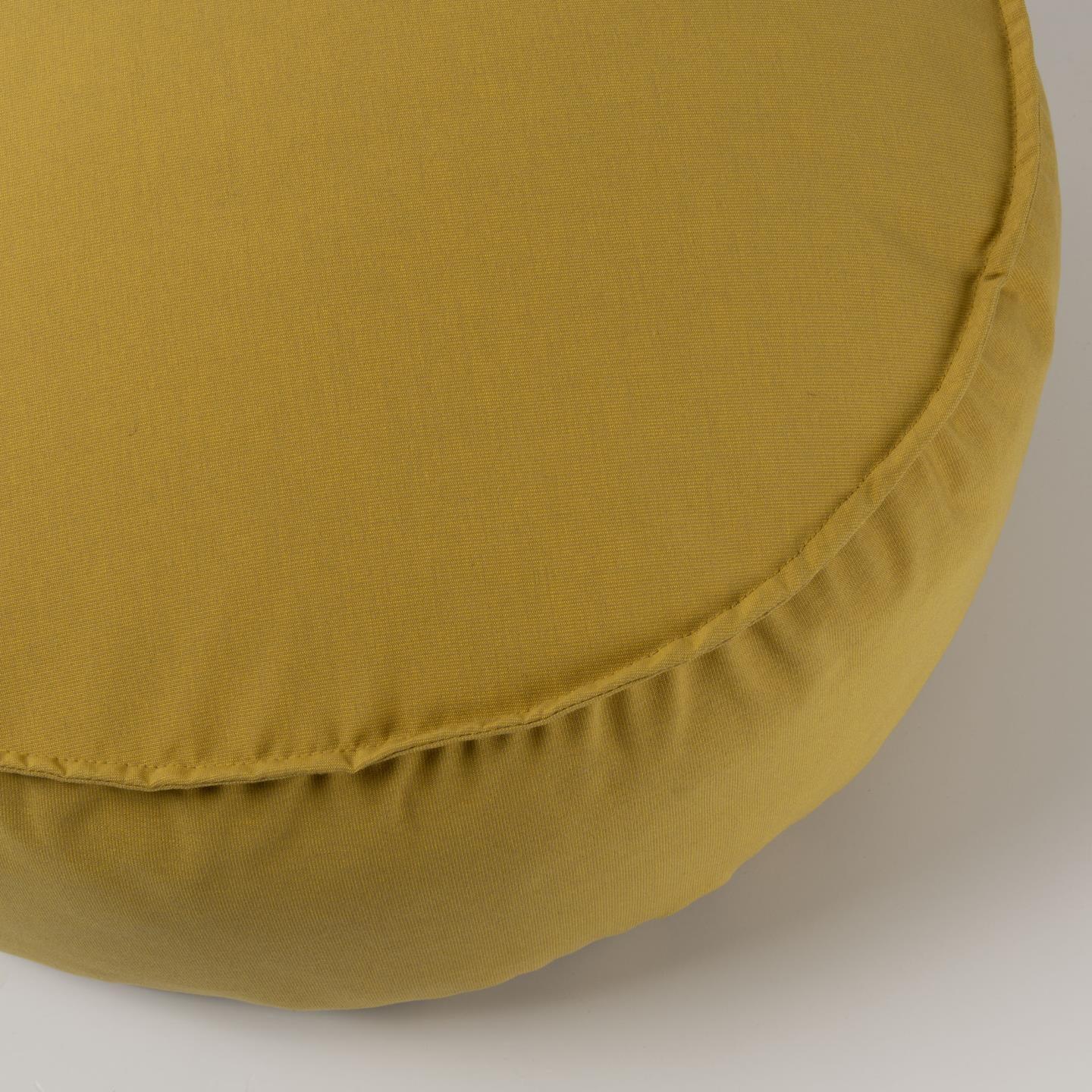 Round Fabric Pouf