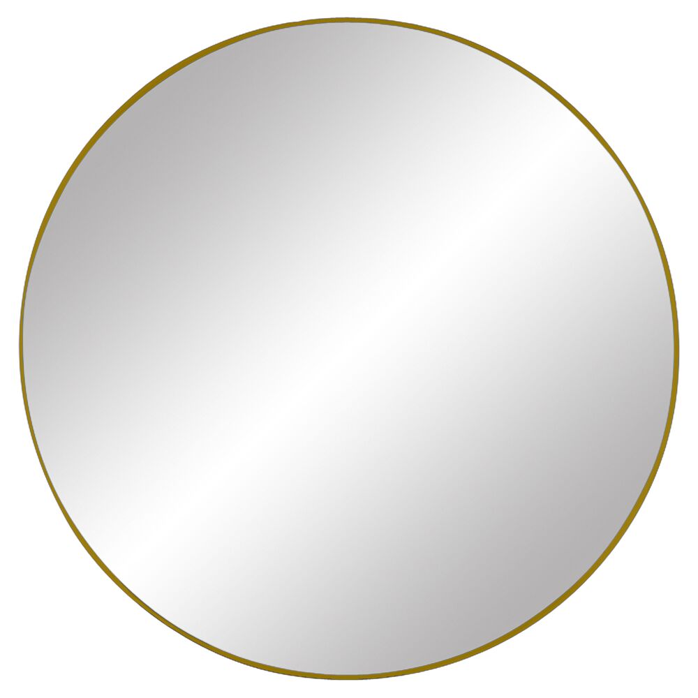 Round Gold Mirror