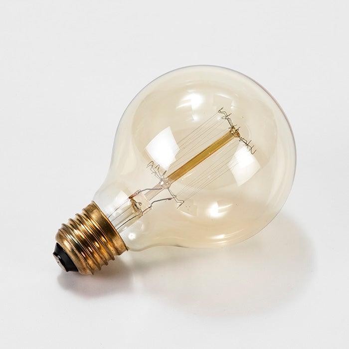 Round Light Bulb W/Filaments