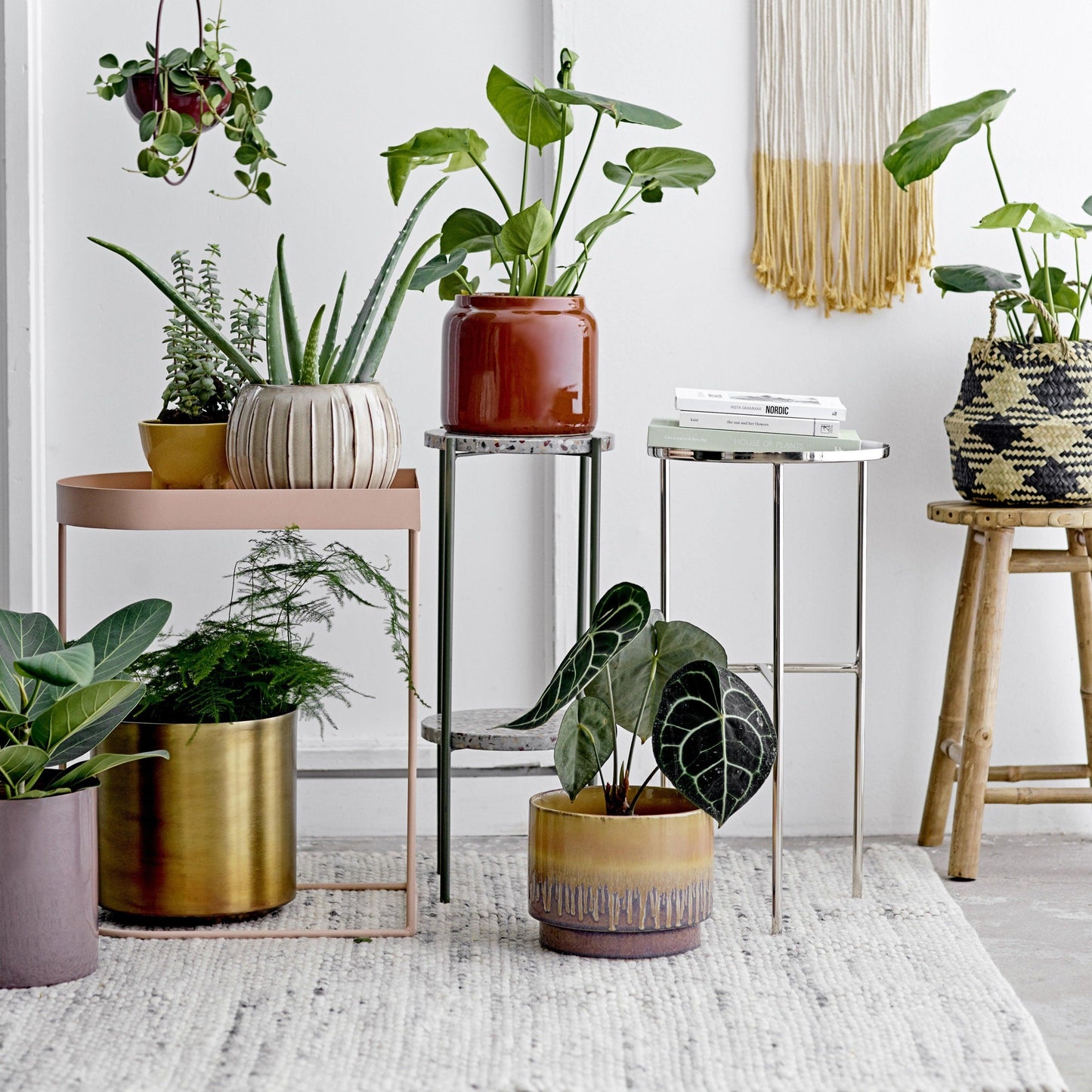 Round Metal Side Table