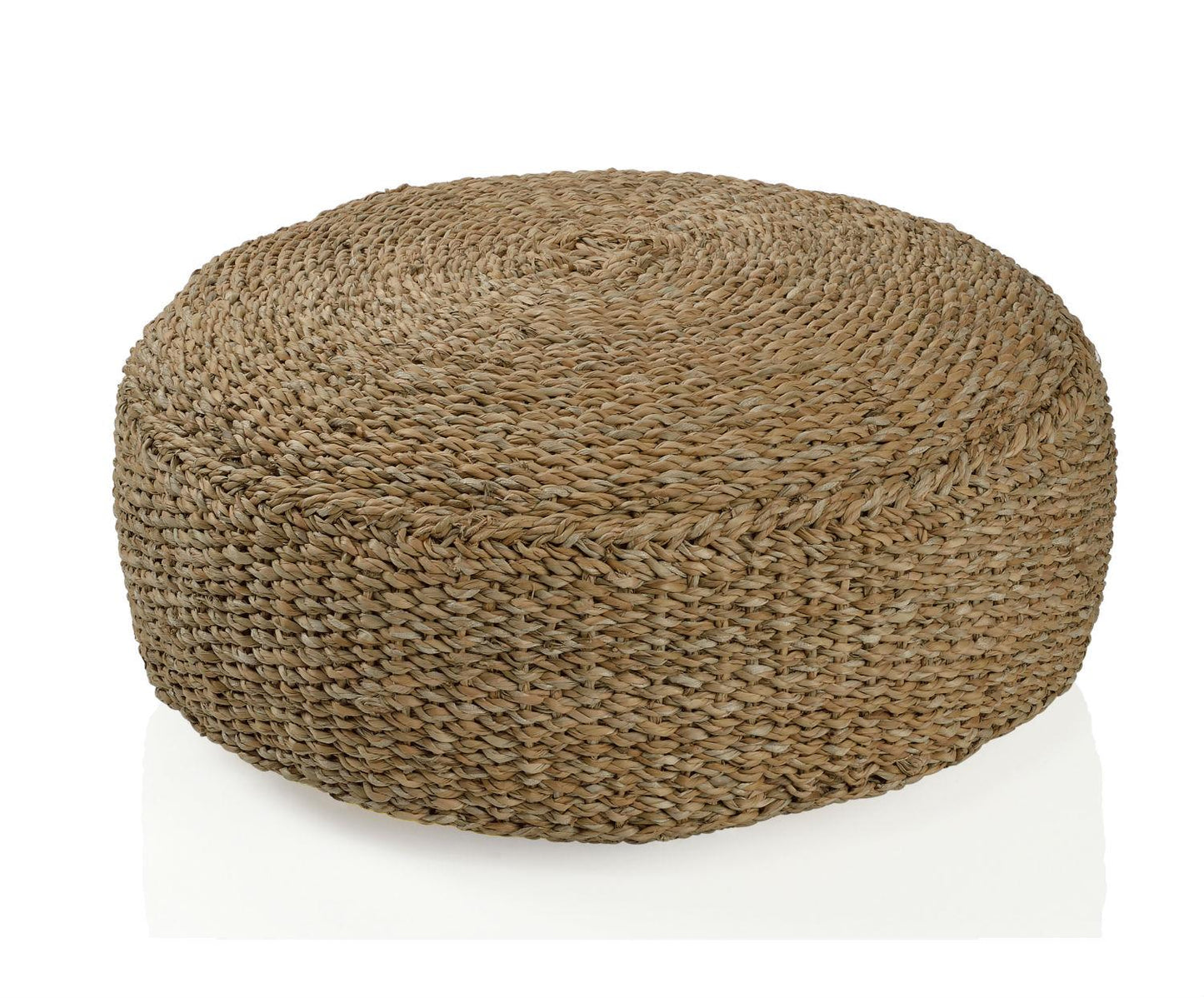 Round Nature Rafia Pouf