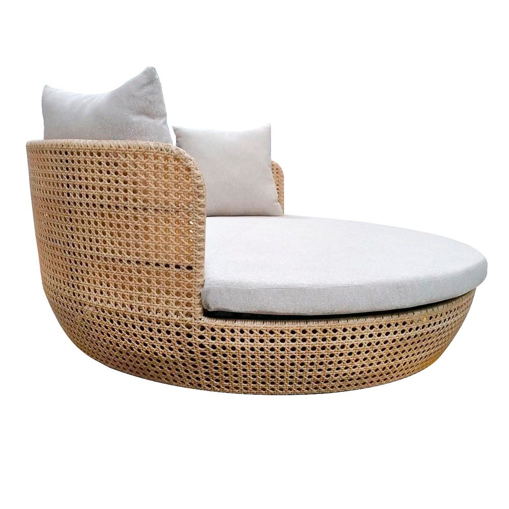 Round Nature Rattan Sofa