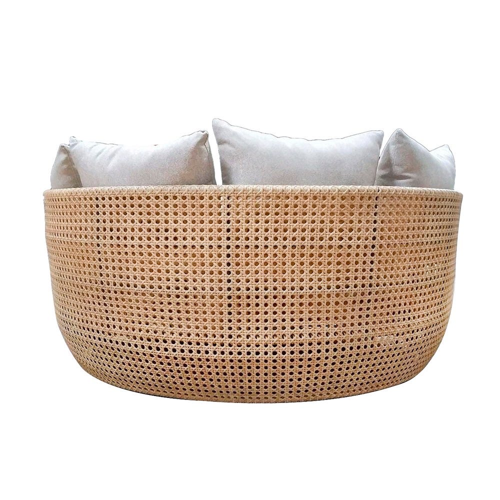 Round Nature Rattan Sofa