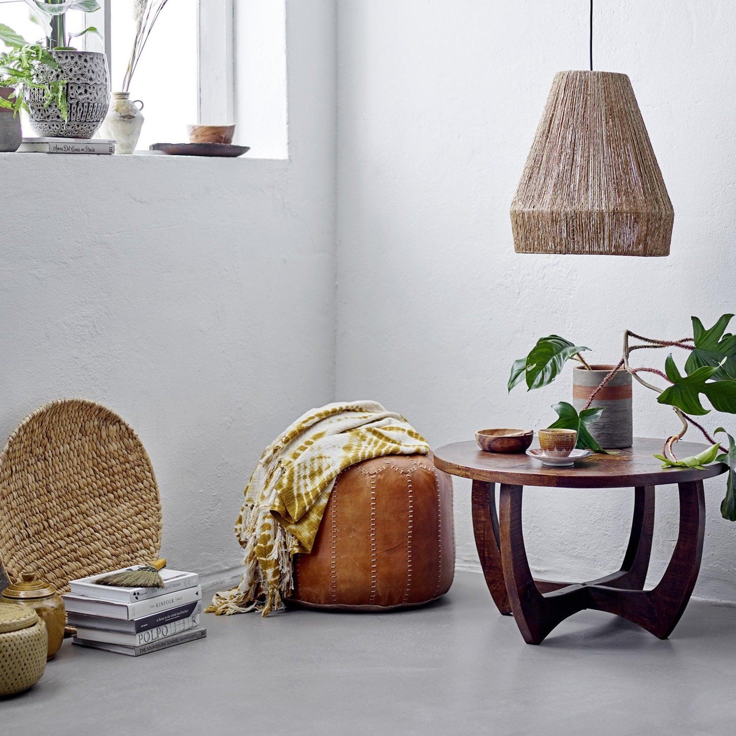 Round Wood Coffee Table