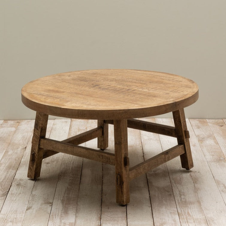 Round Wood Coffee Table