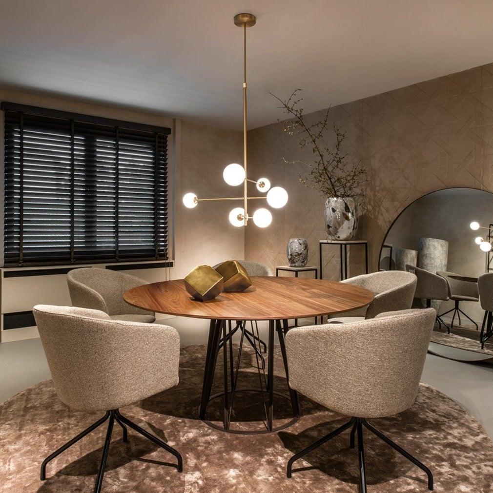 Round Wood Dining Table