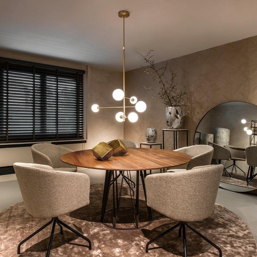 Round Wood Dining Table