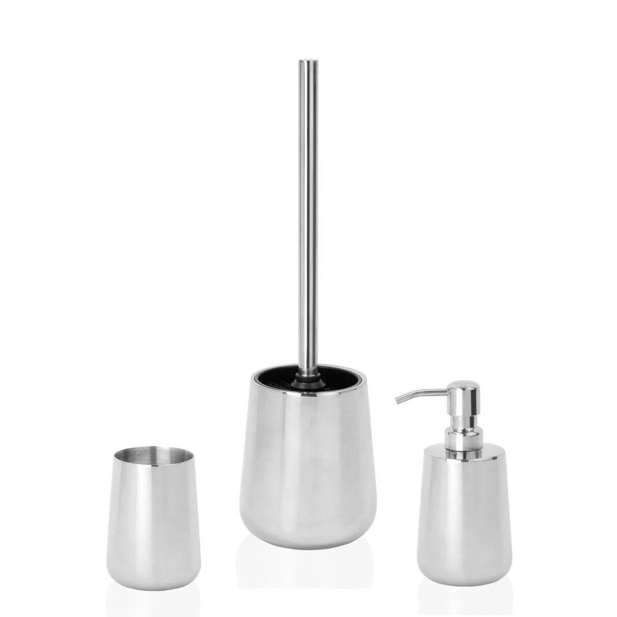 Silver Iron Toilet Brush