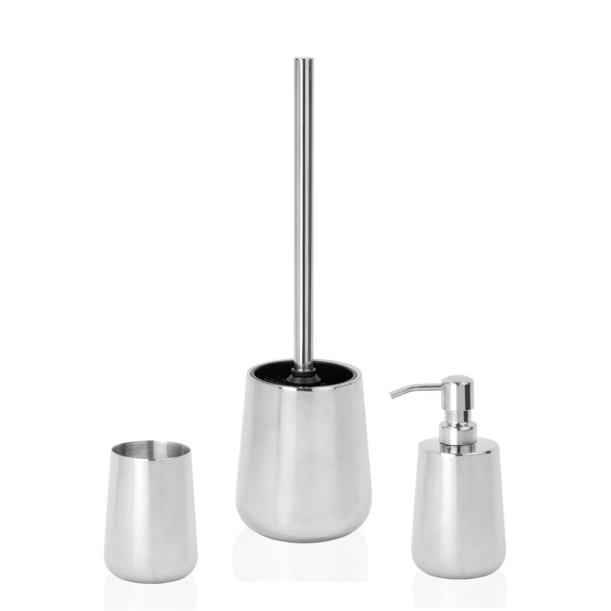 Silver Iron Toothbrush Cup