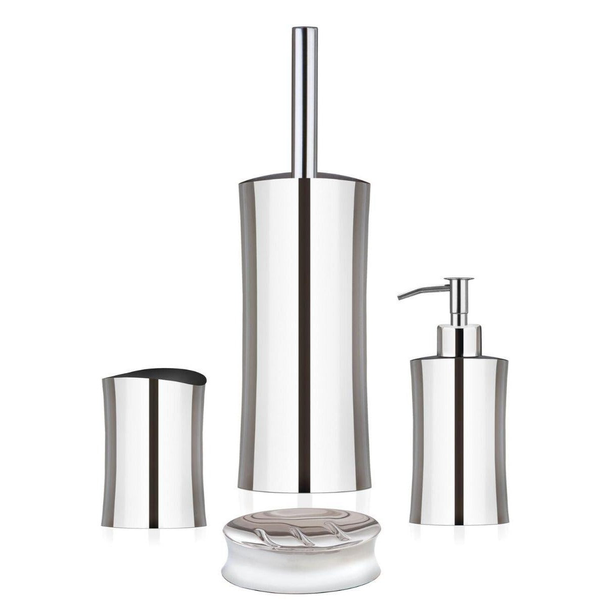 Silver Iron Toothbrush Cup