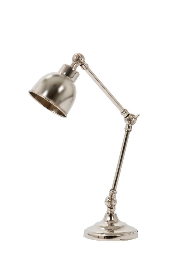 Silver Metal Table Lamp