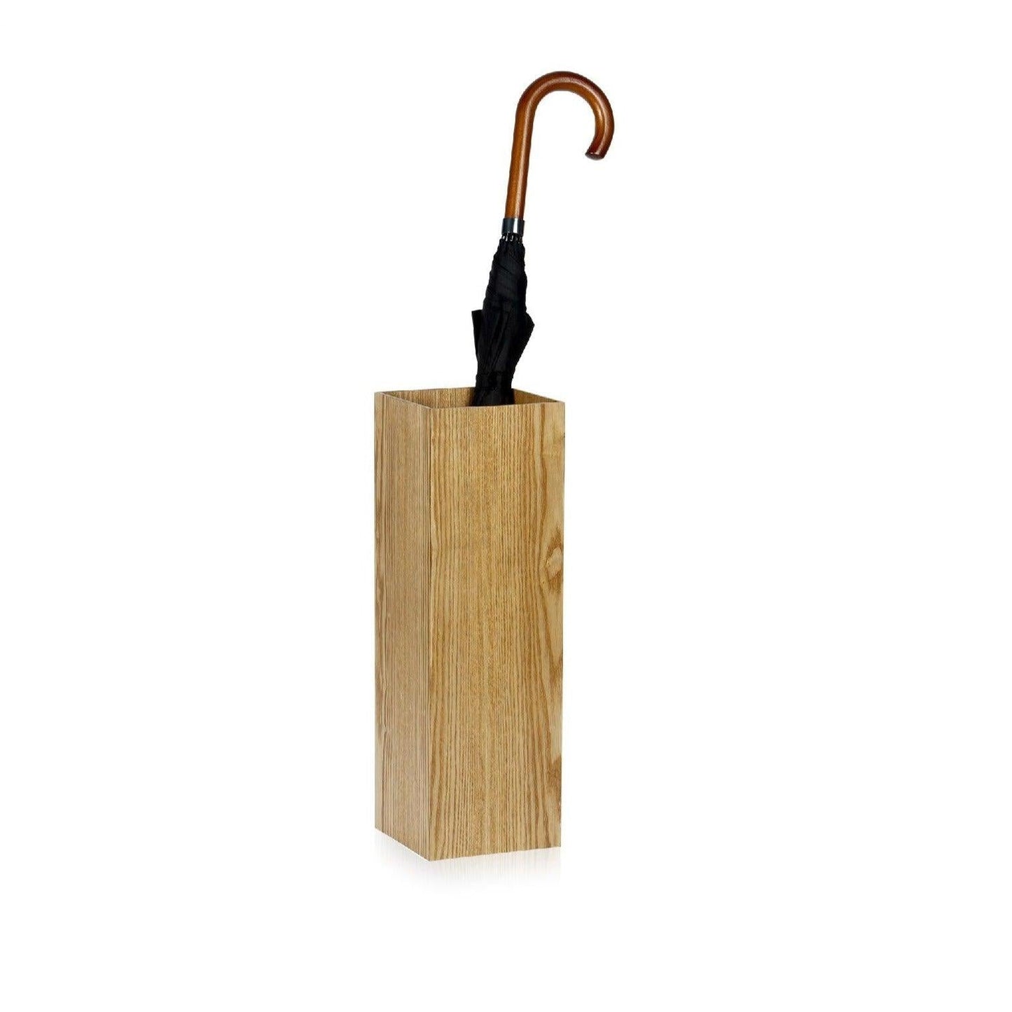 Square Wood Umbrella Stand