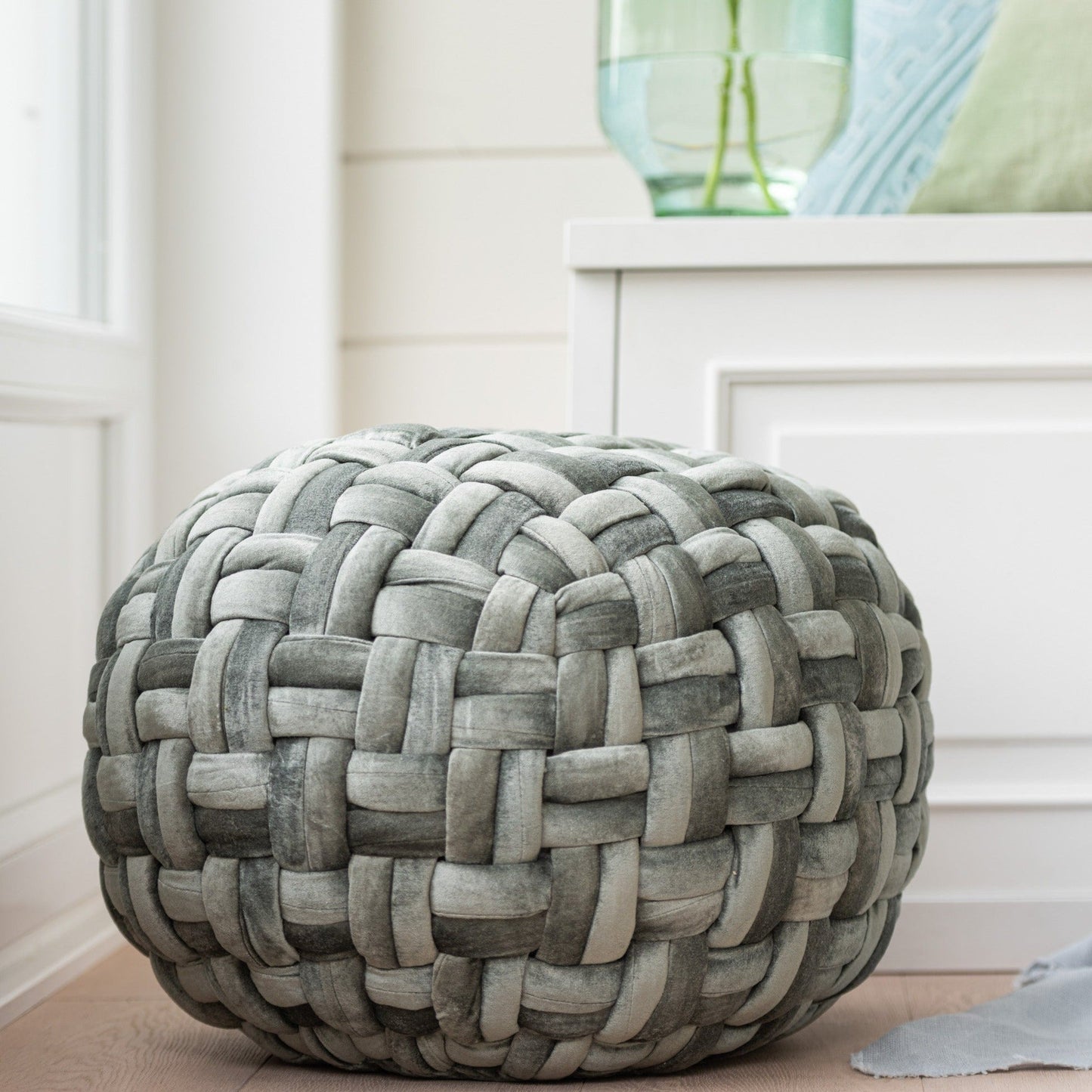 Viscose Pouf