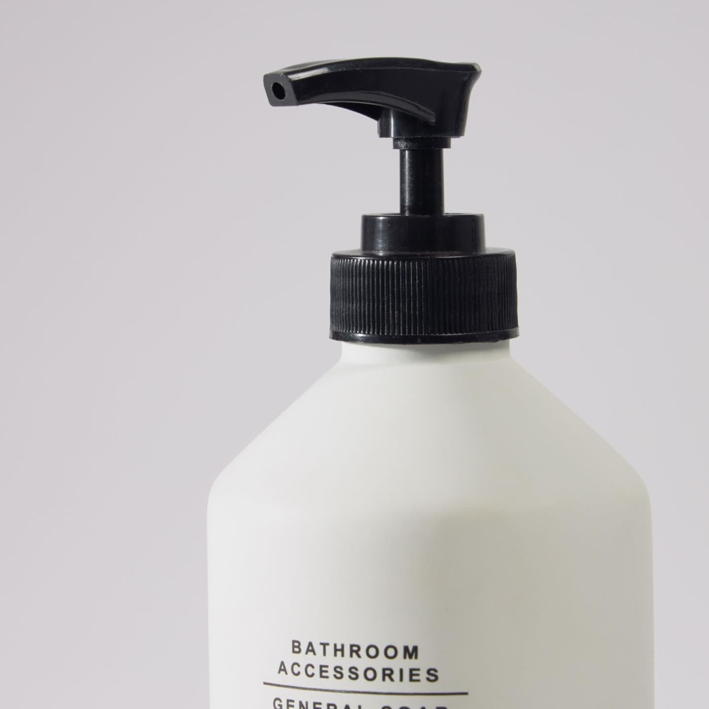 White Acrylic Soap Dispenser