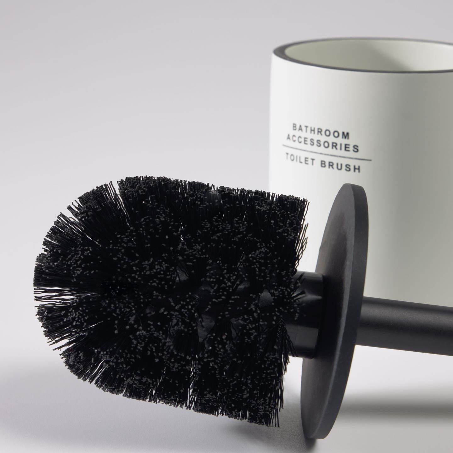 White Acrylic Toilet Brush
