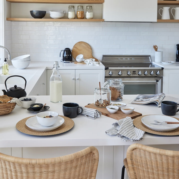 White Ceramic Serving Bowl