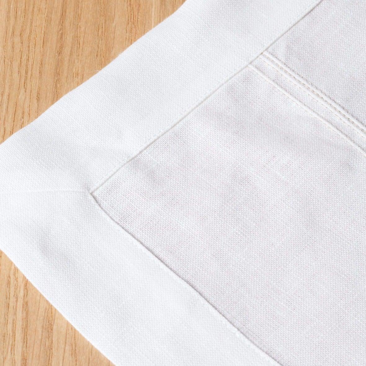 White Linen Placemat Set (x4)