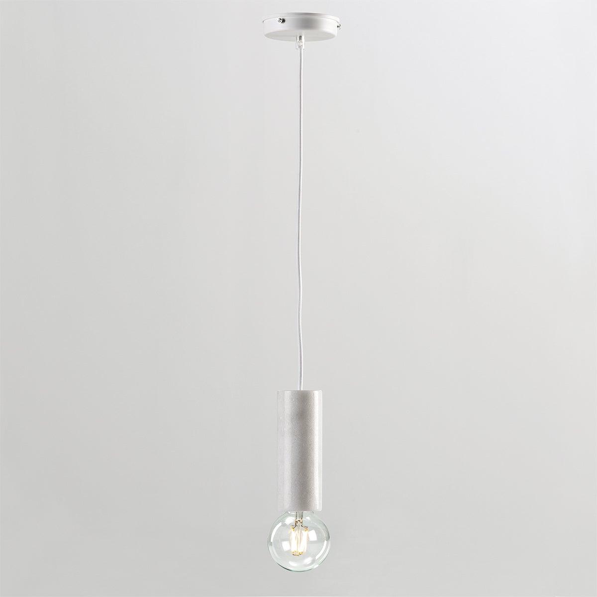White Marble Ceiling Lamp