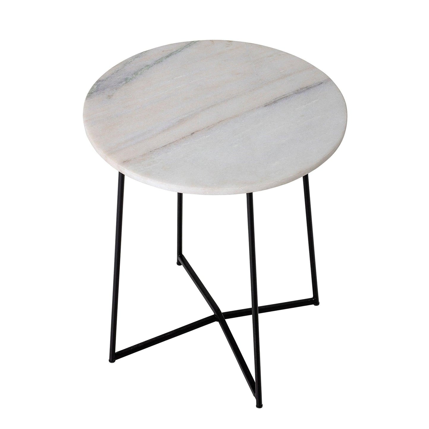 White Marble Side Table