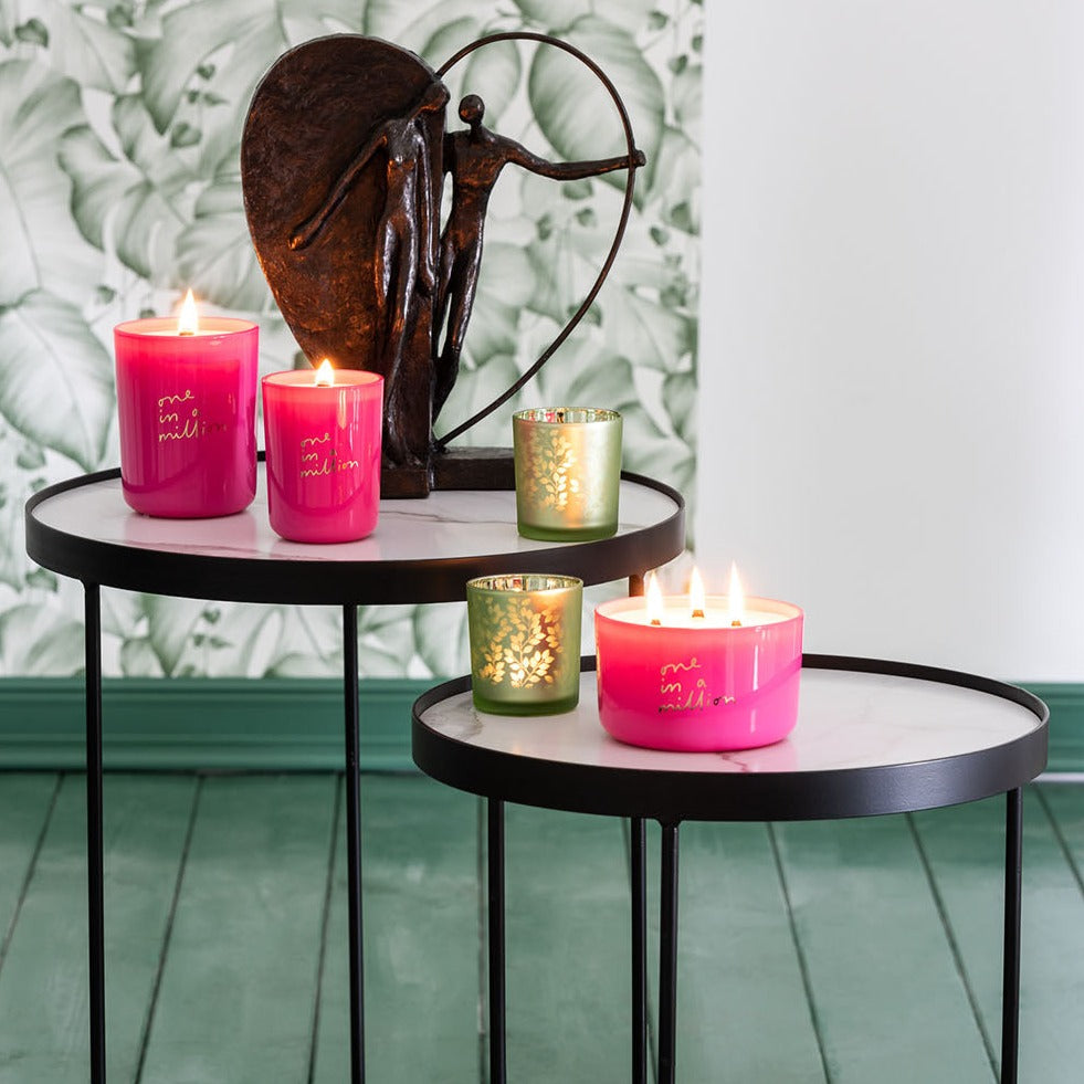 White Marble Side Table Set (x2)