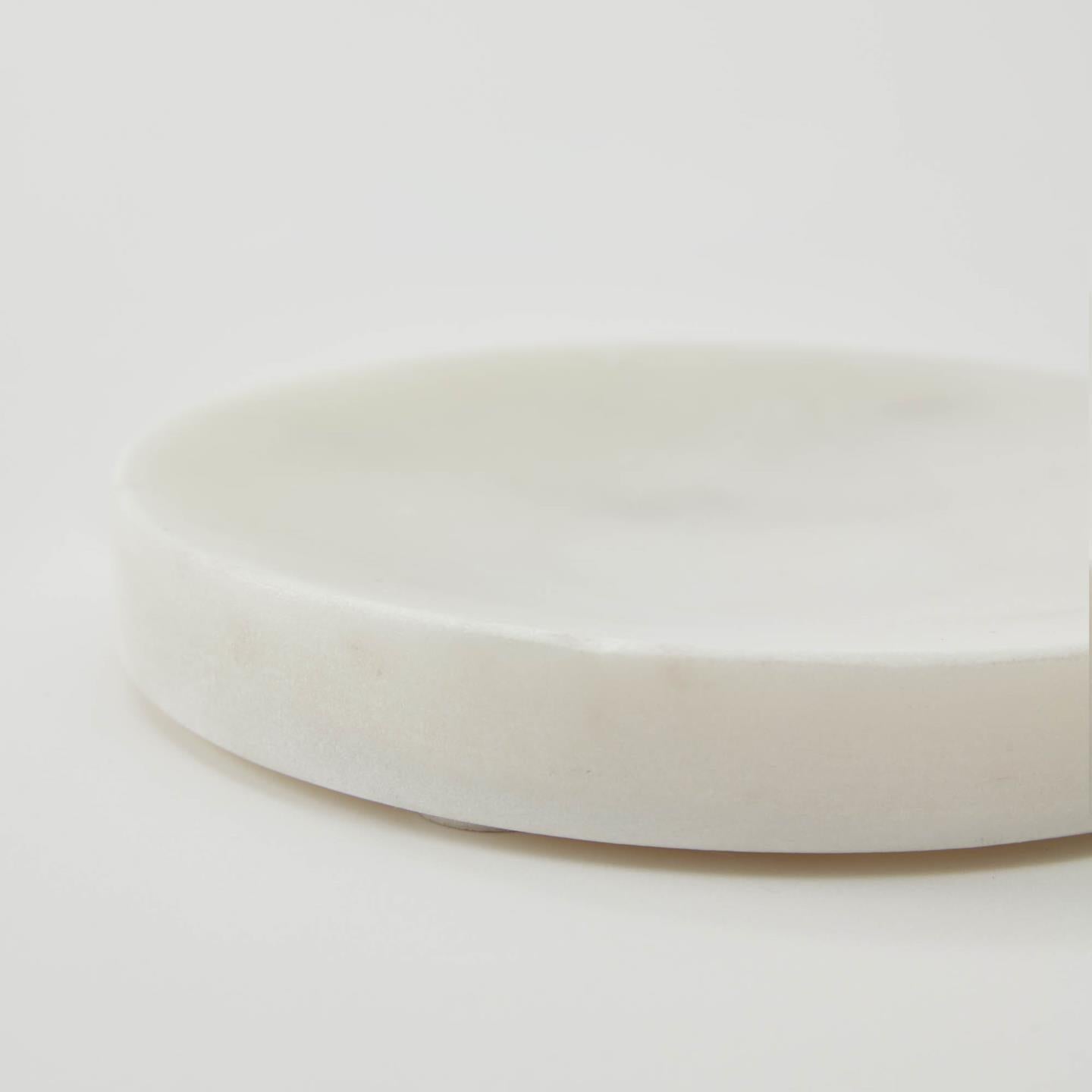 White Marble Soap Dish