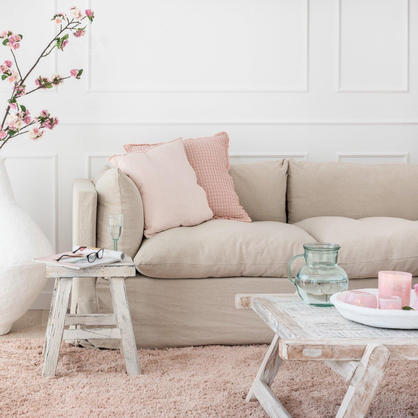 White Wood Coffee Table