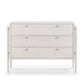 Wood Chest Of Drawers W/ Gold Handles