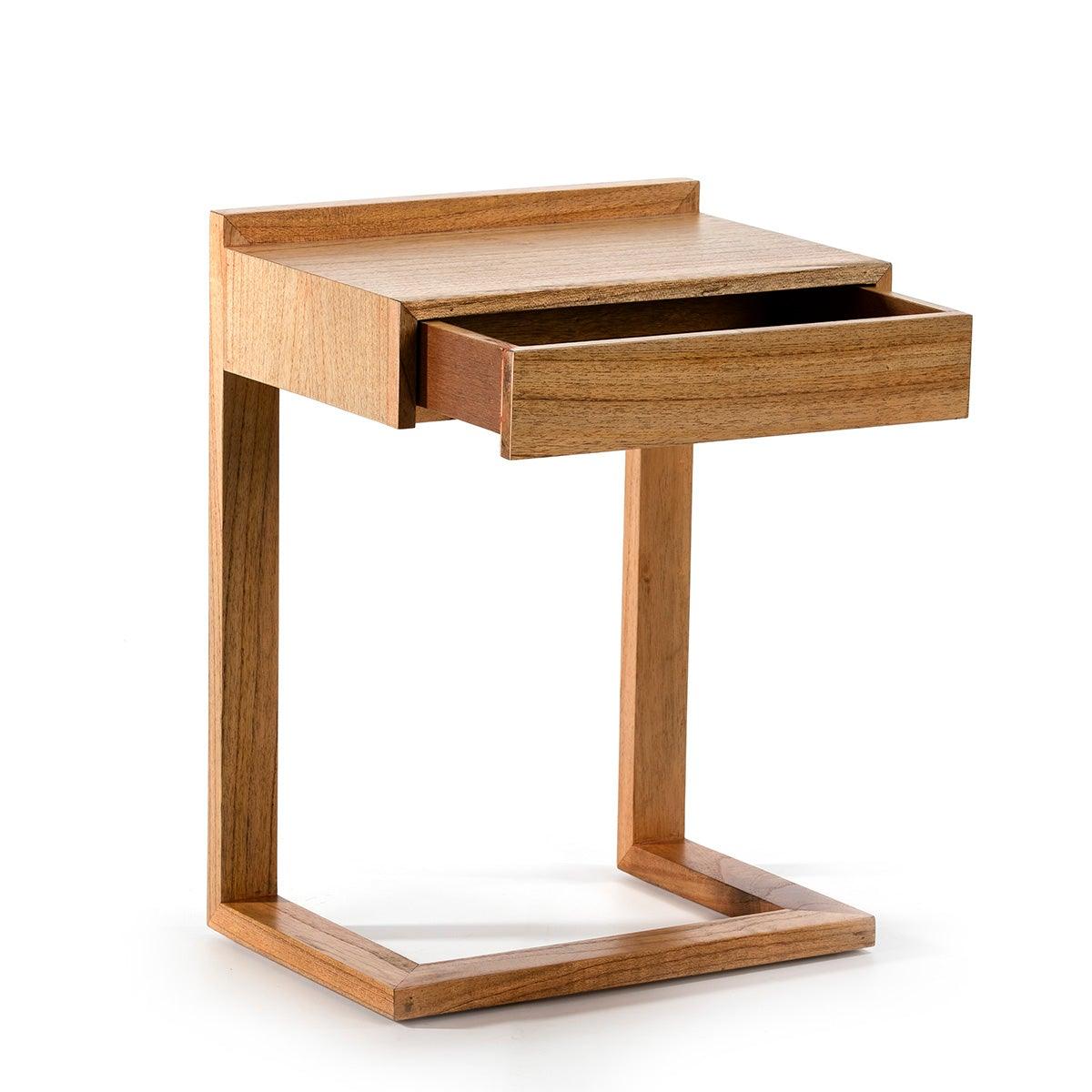 Wood Nightstand Table