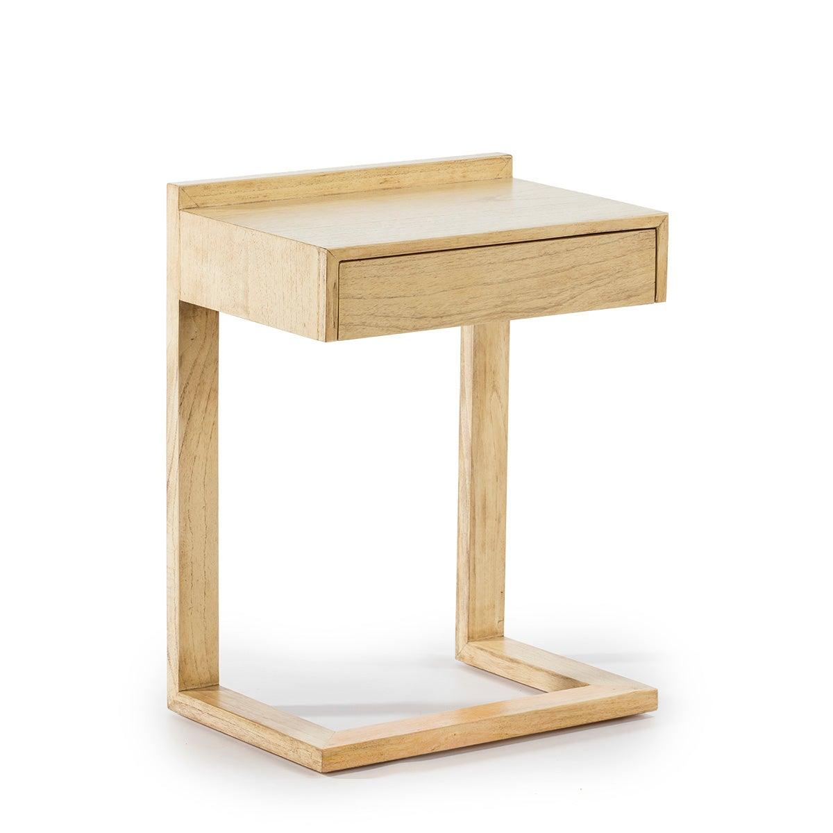 Wood Nightstand Table