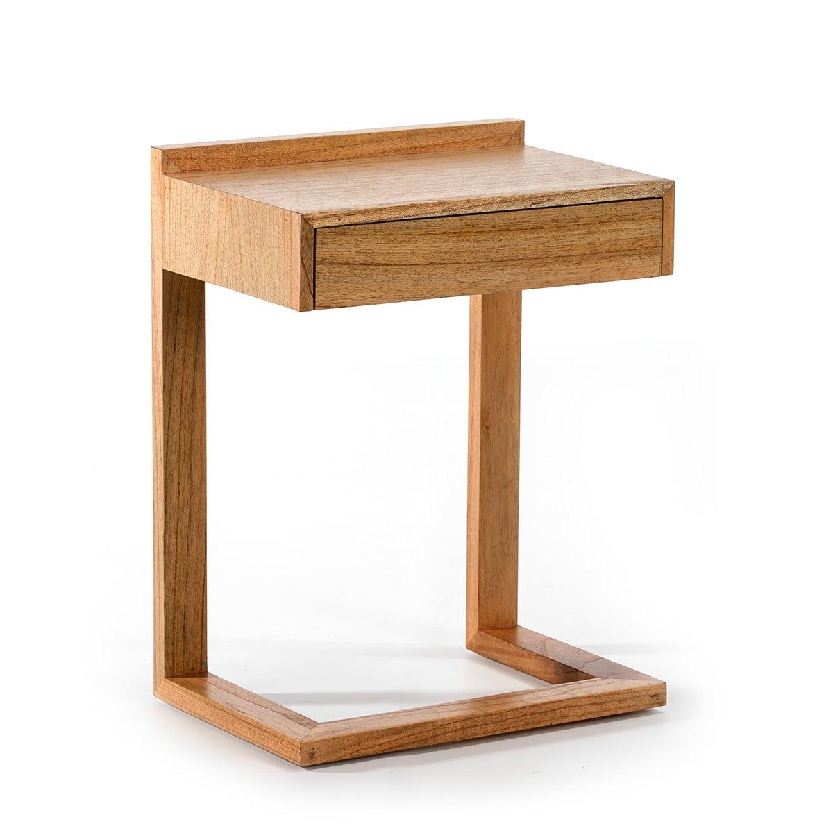 Wood Nightstand Table