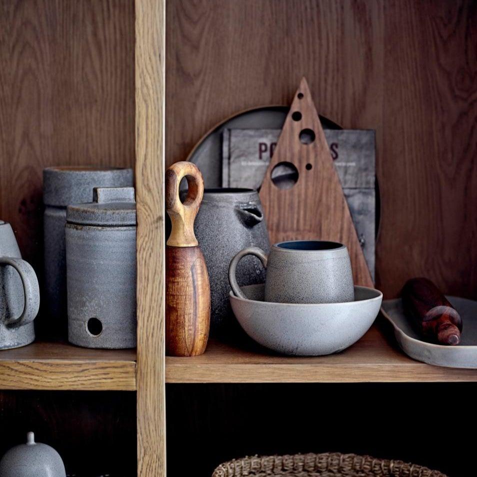 Wood Salt & Pepper Mill Set (x2)