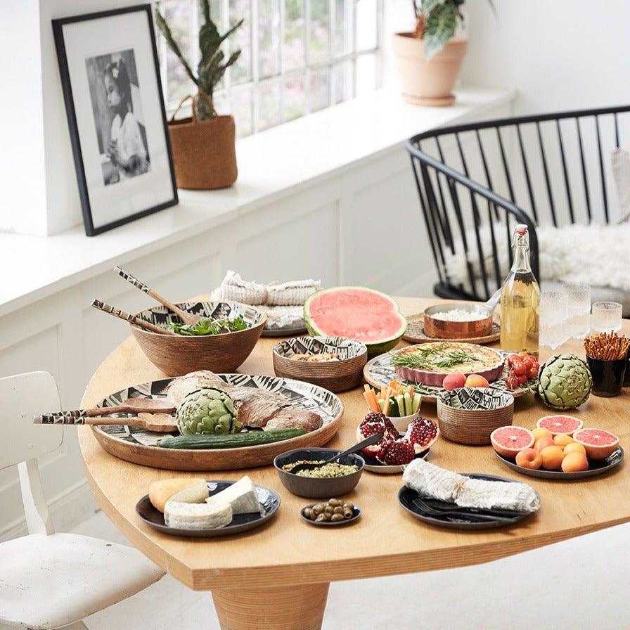 Wood Serving Spoon Set (x2)