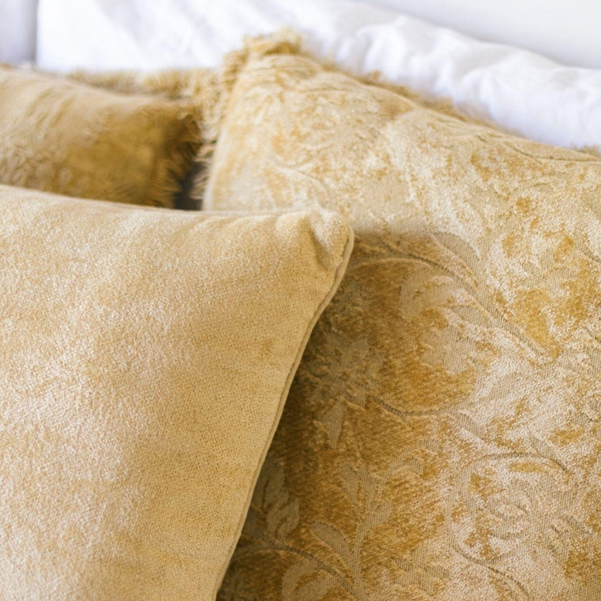 Yellow Cotton Pillow