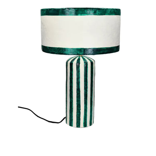 Paper Mache Table Lamp