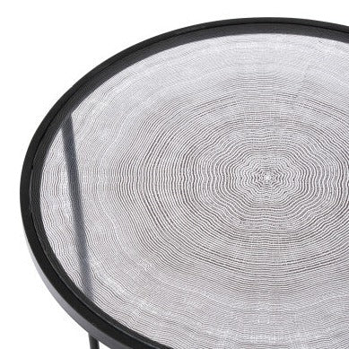 Metal Round Side Tables Set