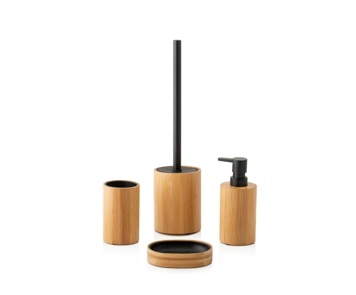 Bamboo Toilet Brush Holder