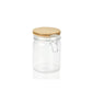 Glass Canister W/ Wooden Lid