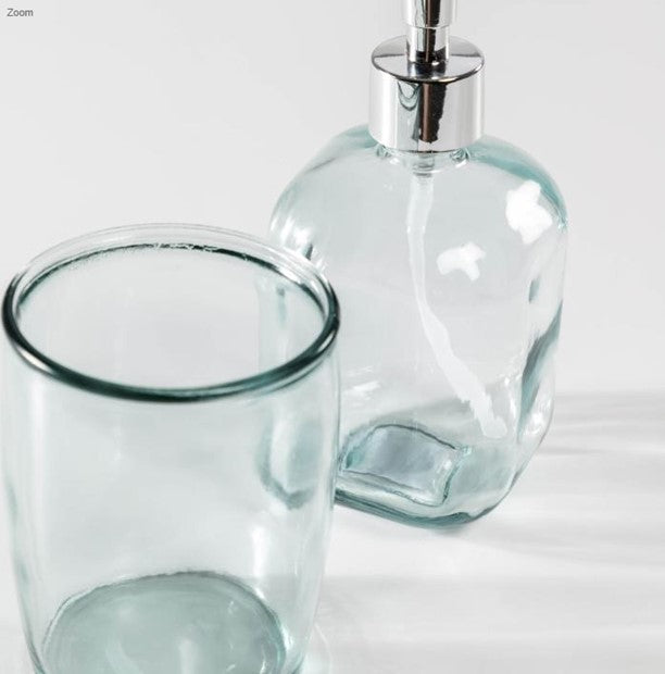 Glass Toothbrush Cup 