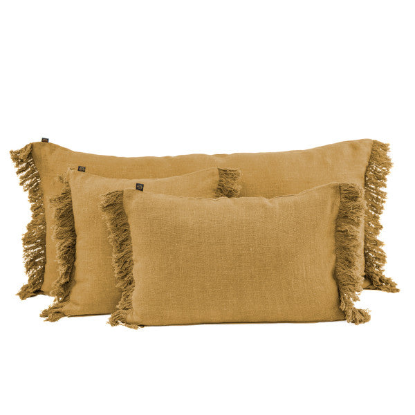 Fringe Linen Cushion