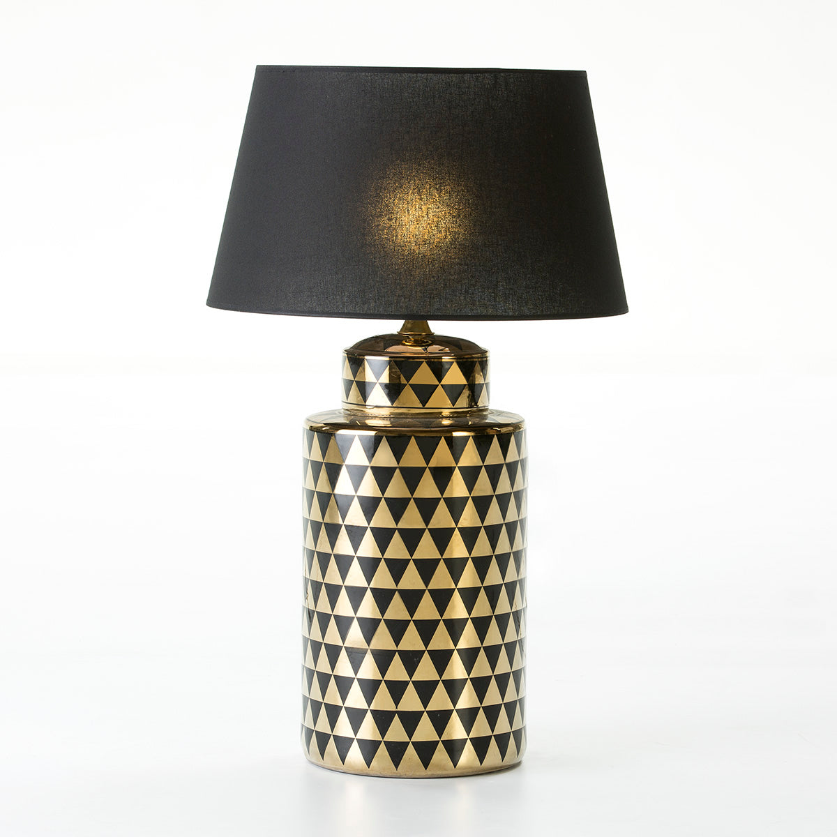 Geometric Ceramic Table Lamp