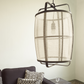 Black Bamboo Ceiling Lamp-Pomax-Ceiling Lamps-Forhaus - Design & Store