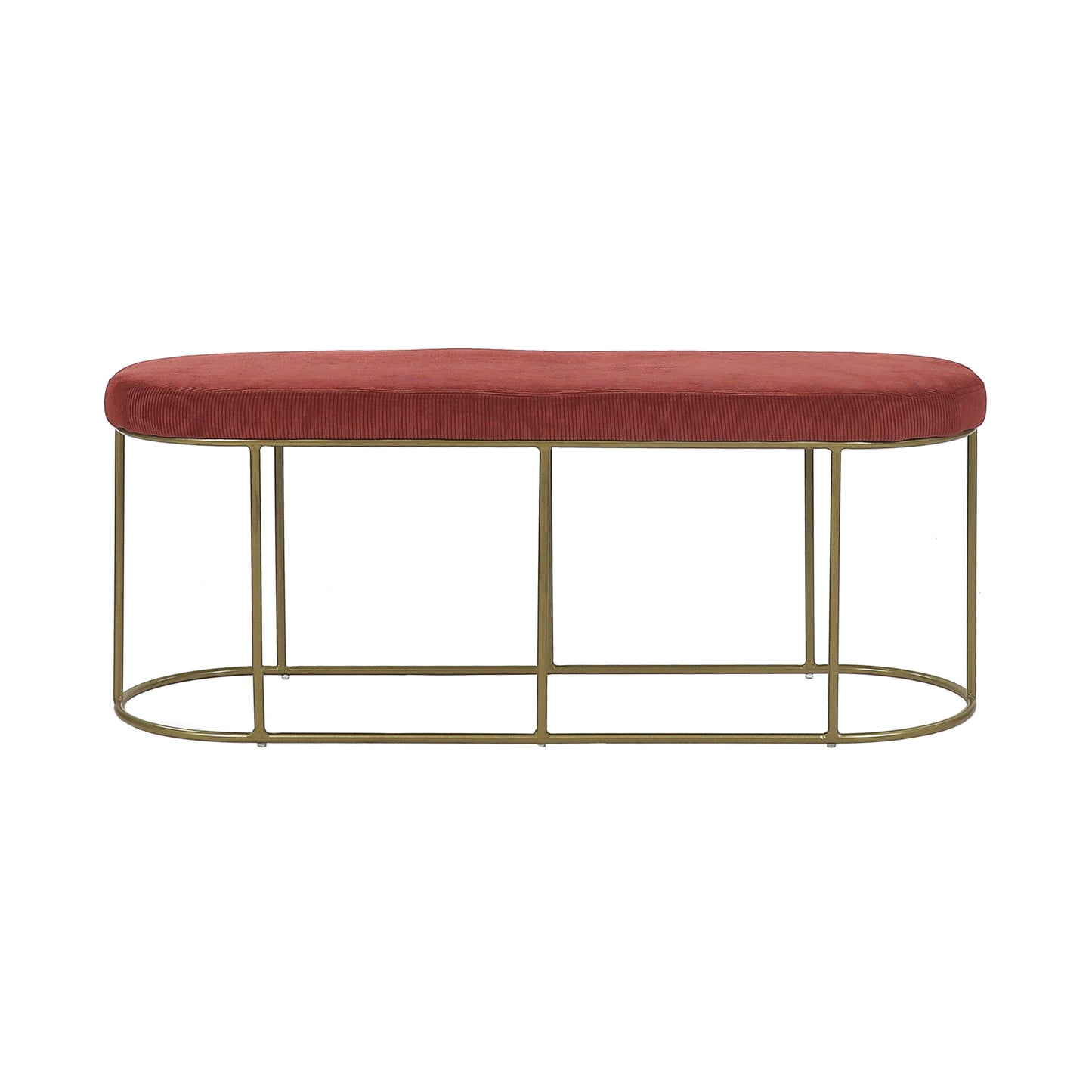 Oval Fabric Bench