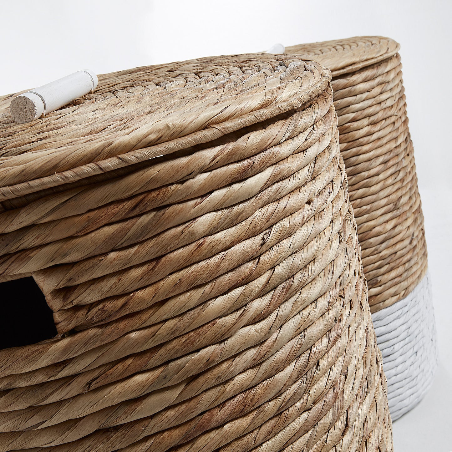 Nature Rafia Laundry Basket Set (x2)