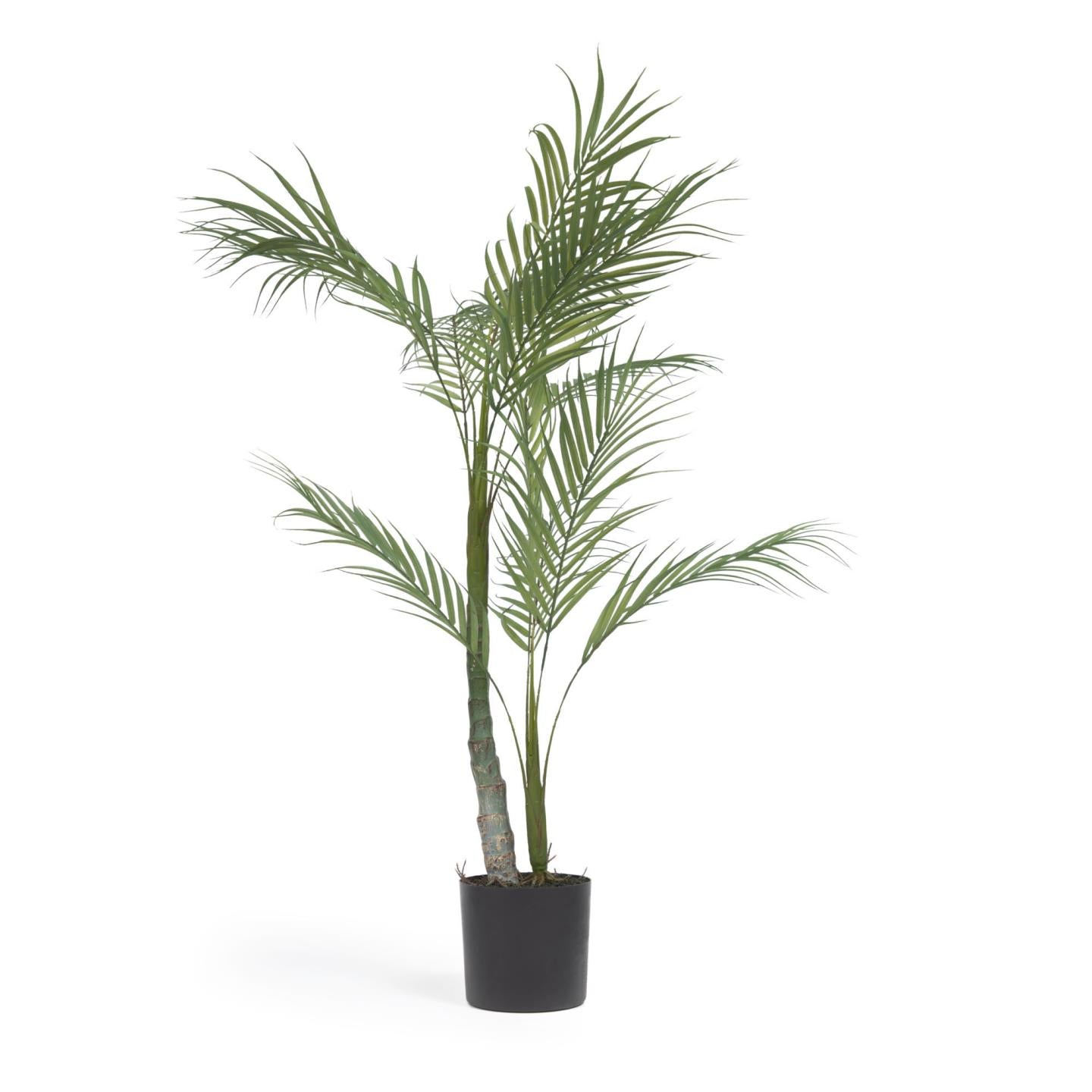 Green PVC Palm Tree W/ Flower Pot