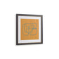 Abstract Orange Picture Frame