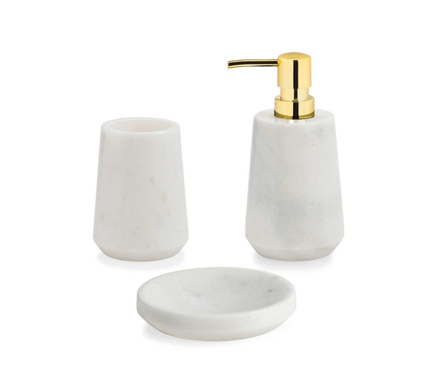 White Marble Soap Dispenser