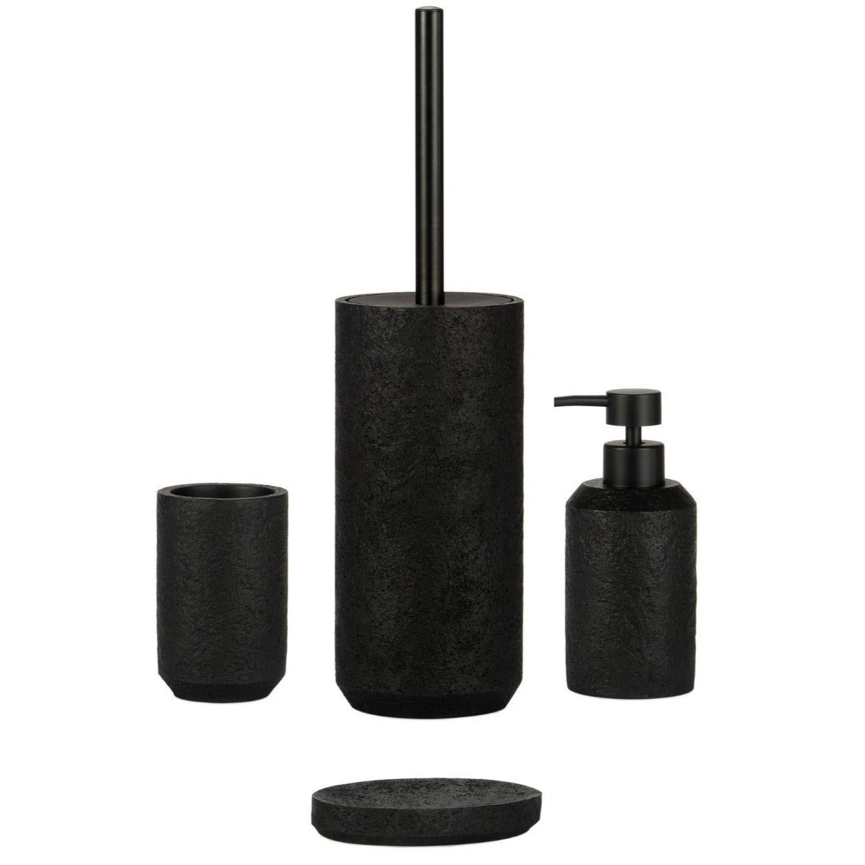 Black PVC Toothbrush Holder