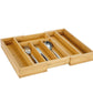 Bamboo Extensible Tray For Cutlery