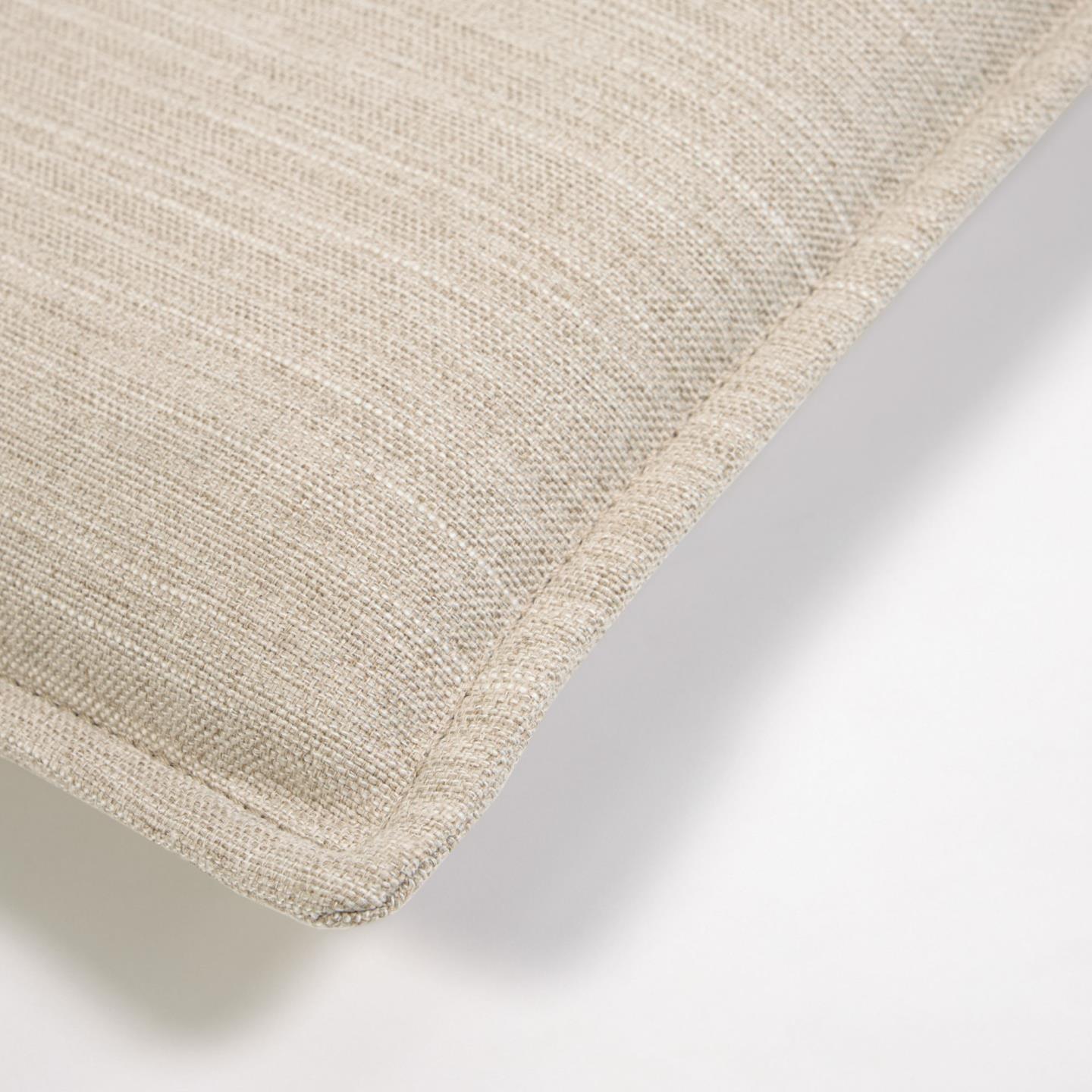 Beige Fabric Cushion